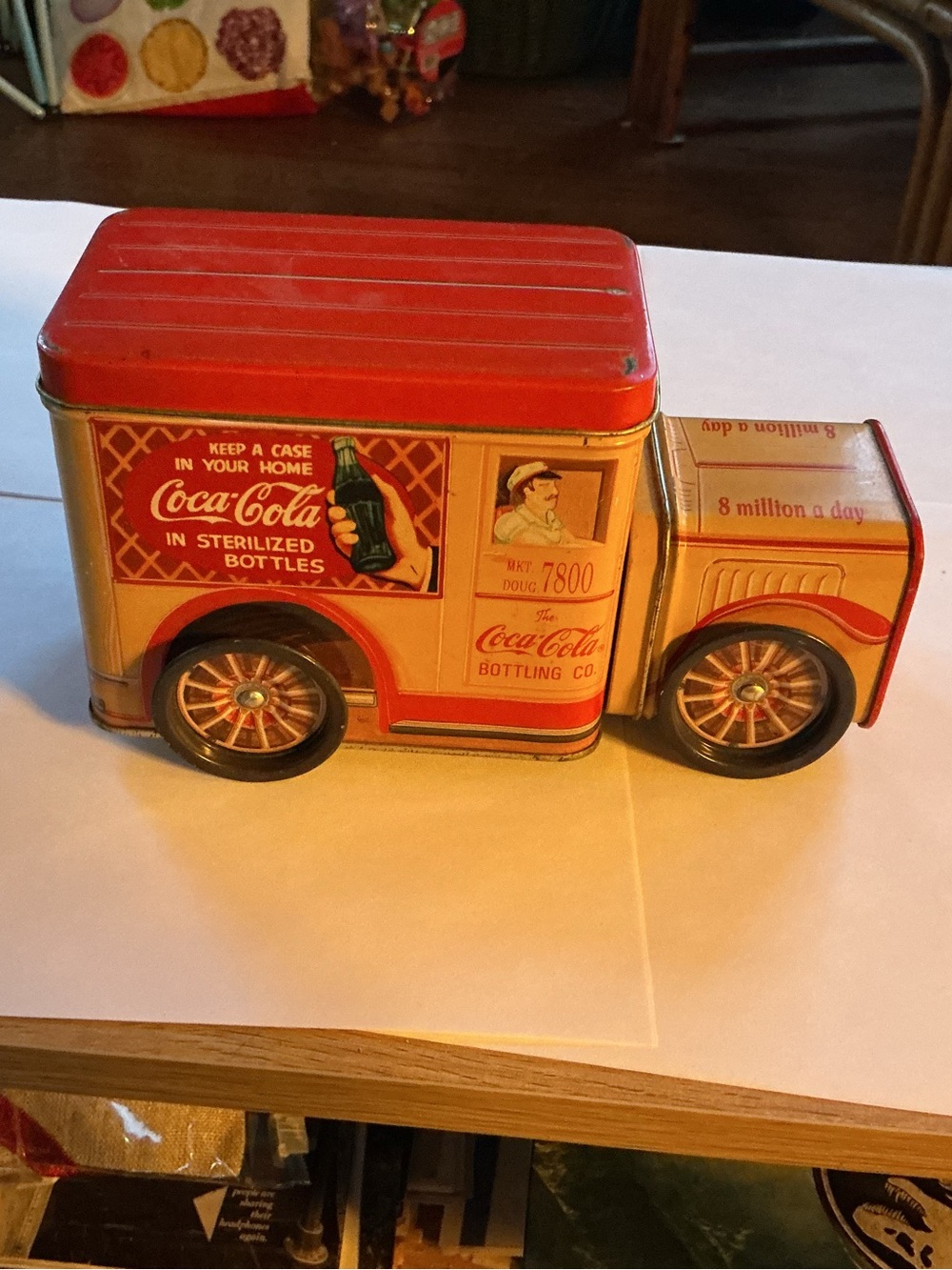 Tin Coca Cola Delivery Truck from 1995.